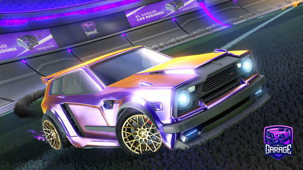 A Rocket League car design from Lucaeujskdjejnr