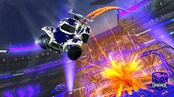 A Rocket League car design from CorniestClamp32