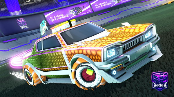 A Rocket League car design from abspielen