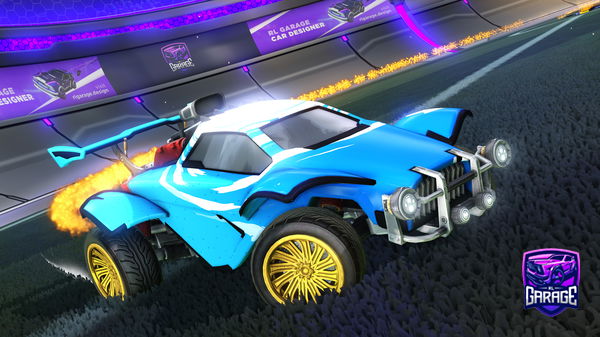 A Rocket League car design from Crg0611