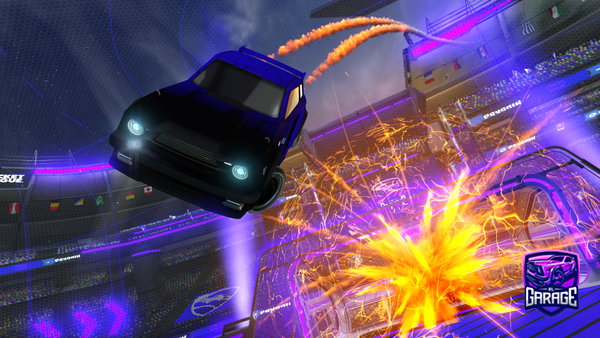 A Rocket League car design from WickedJesterI
