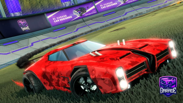 A Rocket League car design from TheToxicFranco