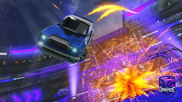 A Rocket League car design from swae69420