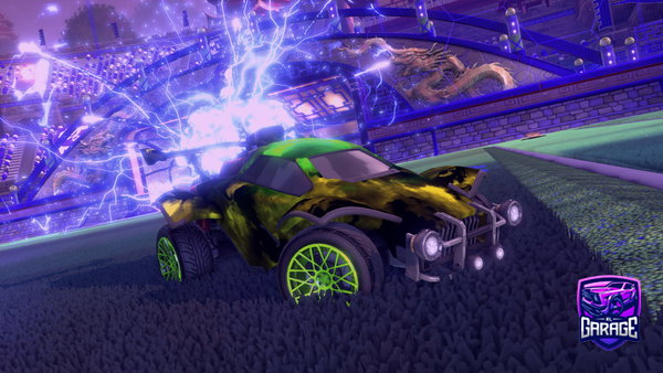 A Rocket League car design from mint999