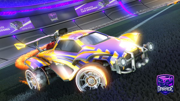 A Rocket League car design from CxrruptedPixel