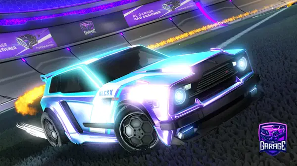 A Rocket League car design from Outburst