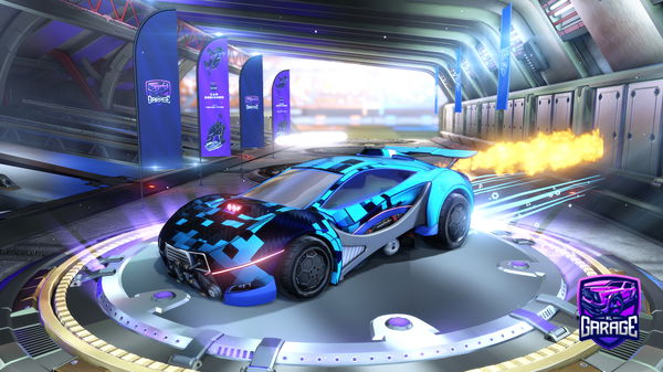 A Rocket League car design from Mortisblaster