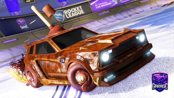 A Rocket League car design from Mafas187