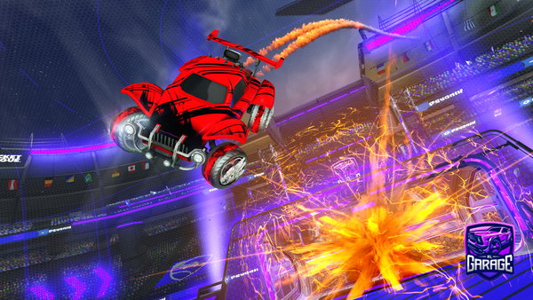 A Rocket League car design from Frxstylmaoo