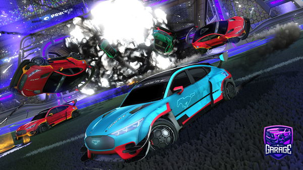 A Rocket League car design from TJNrl