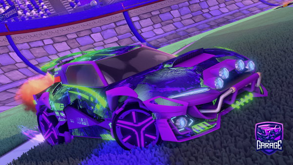 A Rocket League car design from Haze_LX