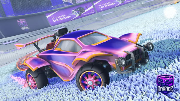 A Rocket League car design from -Goose-