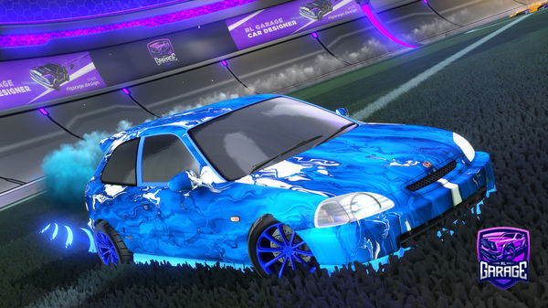 A Rocket League car design from Meatyforhead