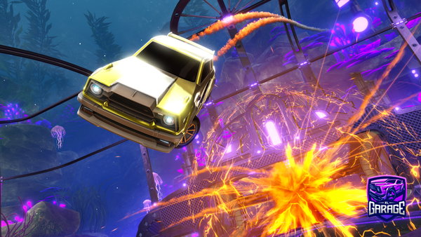 A Rocket League car design from poppersrus