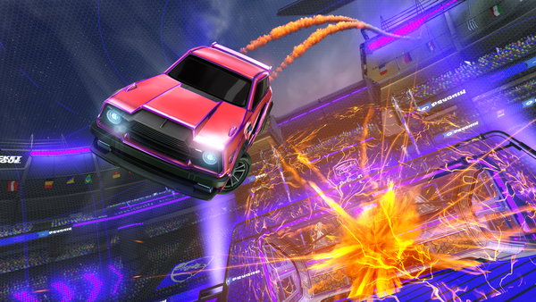 A Rocket League car design from Minuano