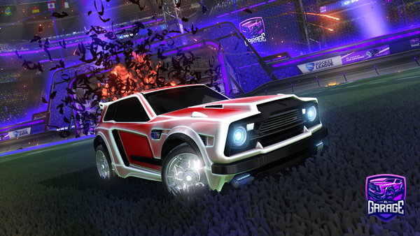 A Rocket League car design from CrookedHawk49