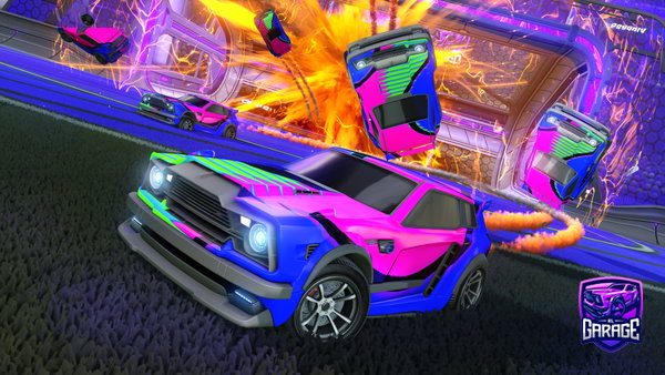 A Rocket League car design from Thets02