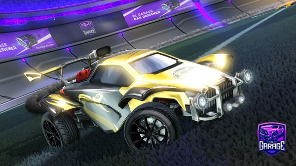 A Rocket League car design from messi66544