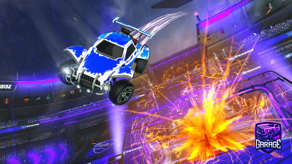 A Rocket League car design from Mop_Man007