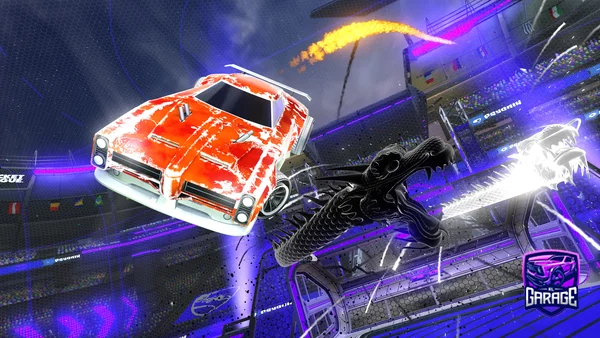 A Rocket League car design from judeadamsttv