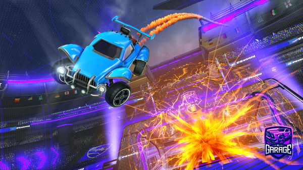 A Rocket League car design from RLGarage