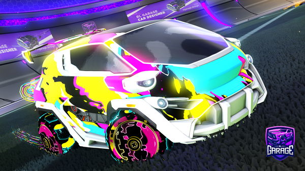 A Rocket League car design from AlanFlatline