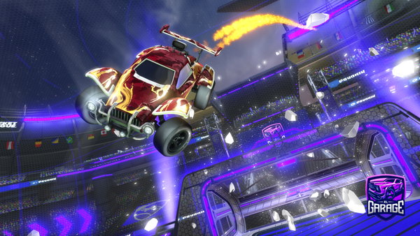 A Rocket League car design from T0MMA50N