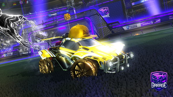 A Rocket League car design from Slippy-gold