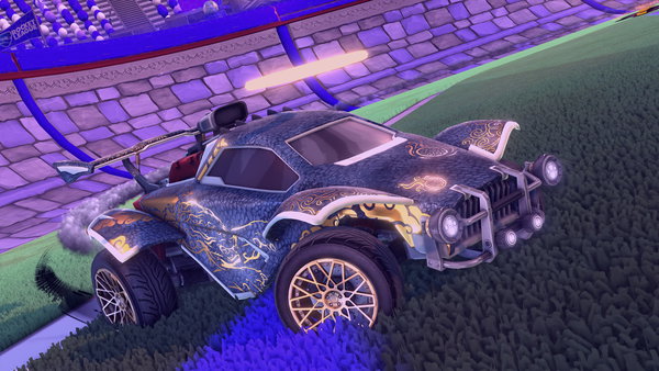 A Rocket League car design from Minuano