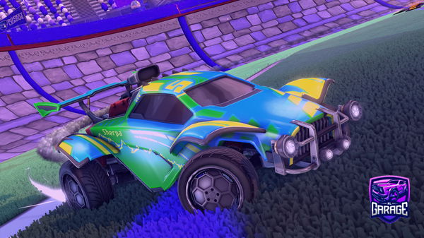 A Rocket League car design from TTV_Msspeedy57