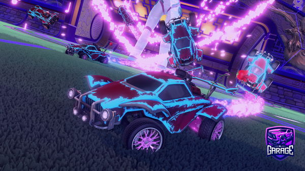 A Rocket League car design from evangelism