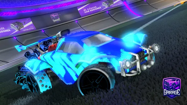 A Rocket League car design from RLhusky415