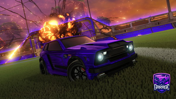 A Rocket League car design from BKLK