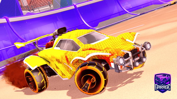 A Rocket League car design from GorTheGodd