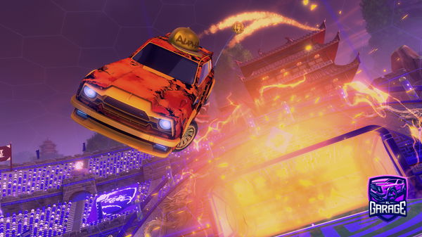 A Rocket League car design from gicy