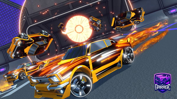 A Rocket League car design from Chugarson
