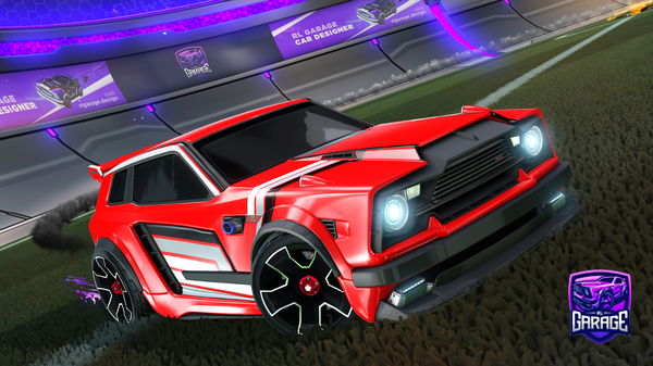 A Rocket League car design from Shooter48