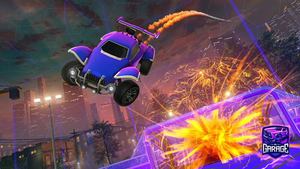 A Rocket League car design from xwaay