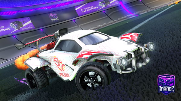 A Rocket League car design from Ianis46w