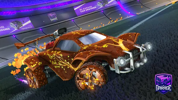 A Rocket League car design from Synat