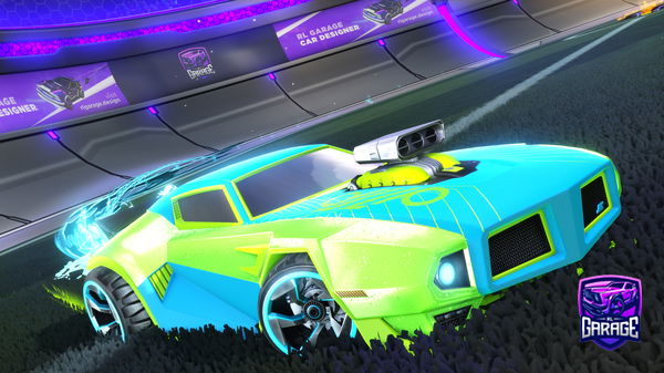 A Rocket League car design from Sparkzy12645