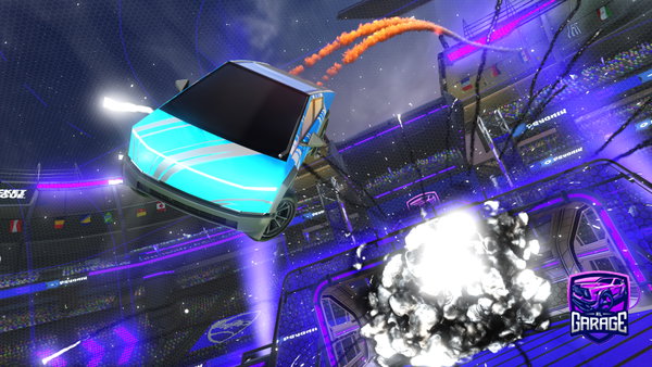 A Rocket League car design from fabriferrryra10