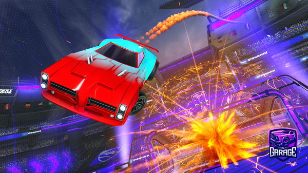 A Rocket League car design from WolfDan20