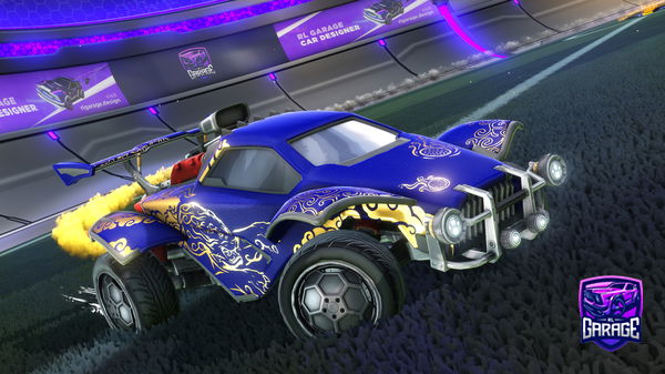 A Rocket League car design from Isyyy