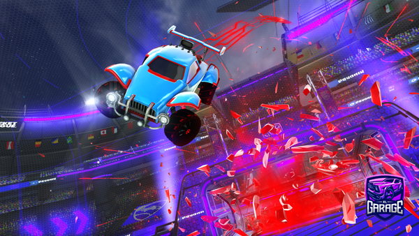 A Rocket League car design from DriftyPlaysGamez