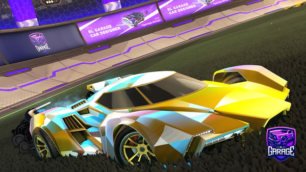 A Rocket League car design from Favoritecobra71