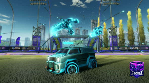 A Rocket League car design from Vpolox99