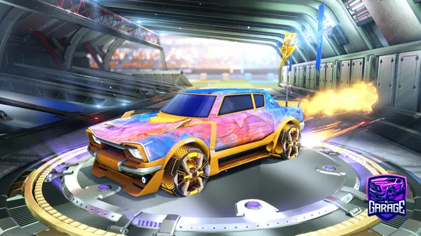 A Rocket League car design from hypernova_