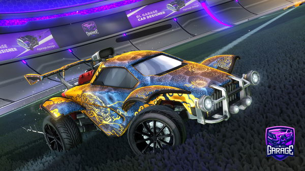 A Rocket League car design from IcONic_Wrld