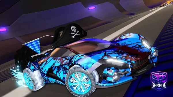 A Rocket League car design from MTGX
